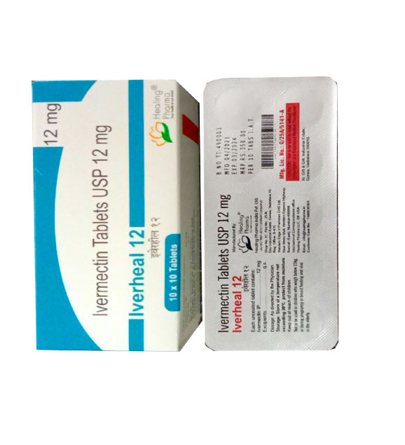 Iverheal 12mg ivermectin tablets