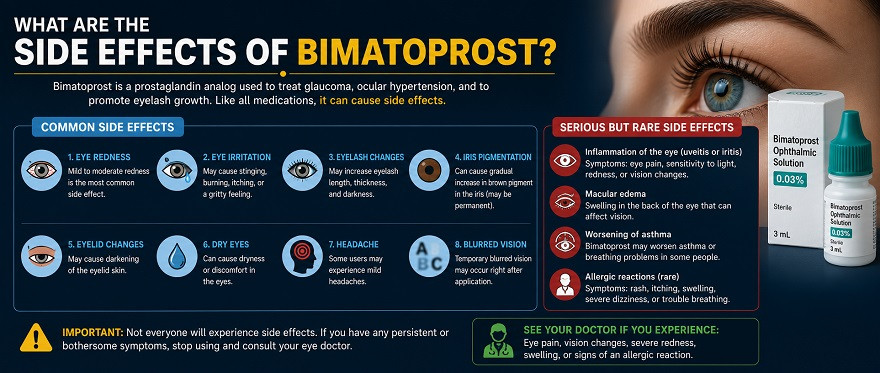 Bimatoprost Side Effects: Understanding Eyelid Darkening and Risks