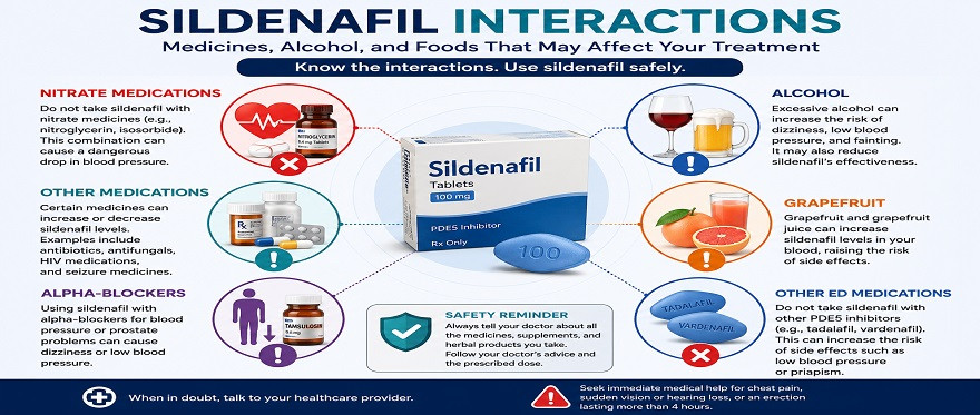 Sildenafil Interactions: What to Avoid for Safe Treatment