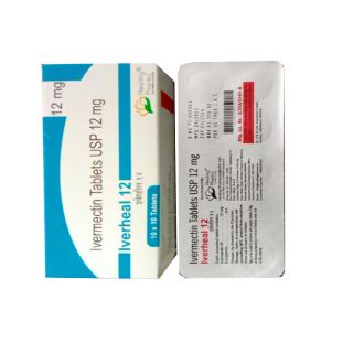 Iverheal 12 mg contenting Ivermectin