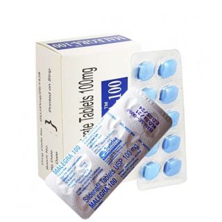 Malegra 100 mg containing sildenafil