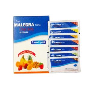 Malegra Oral jelly containing sildenafil