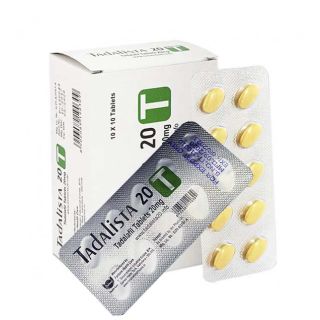 Tadalista 20mg containing tadalafil