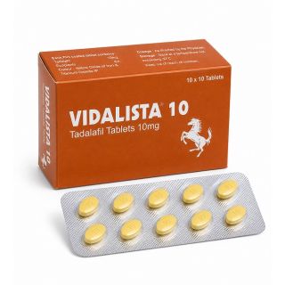 Vidalista 10 mg containing tadalafil